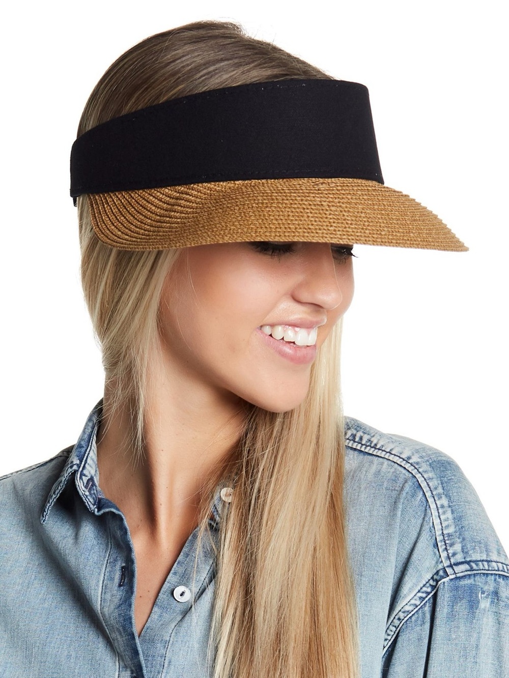 NORDSTROM RACK Straw Visor One size